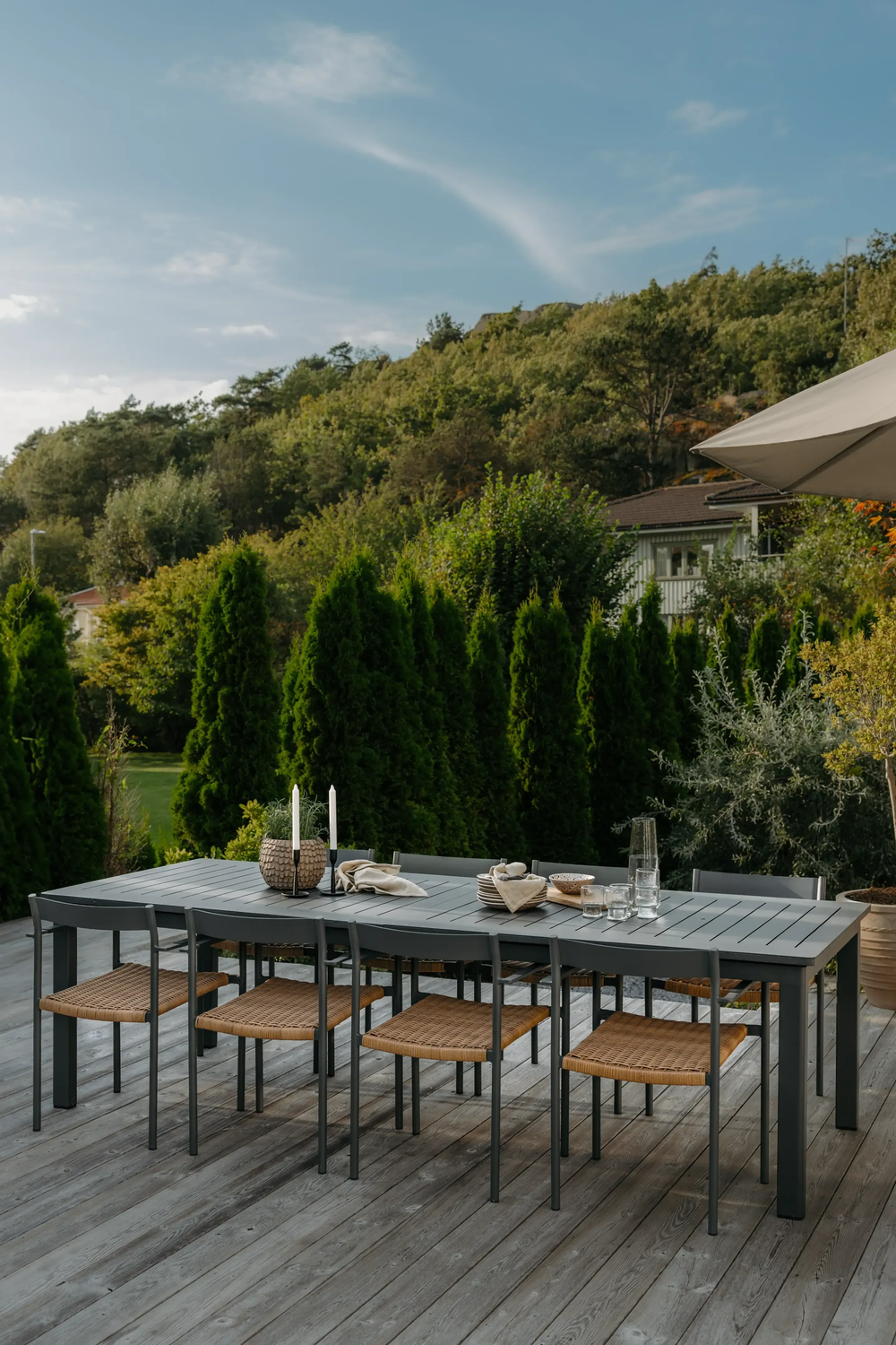 Lomma XL spisebord Antracit