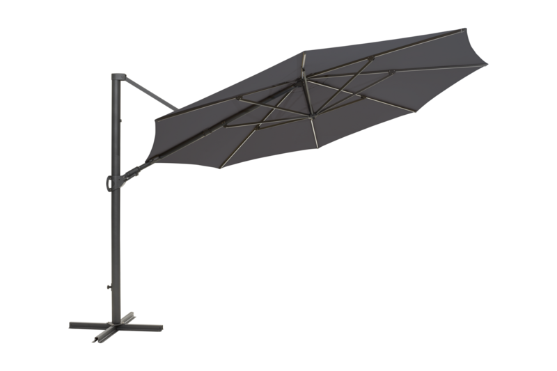 Cilento parasol Antracit/grå