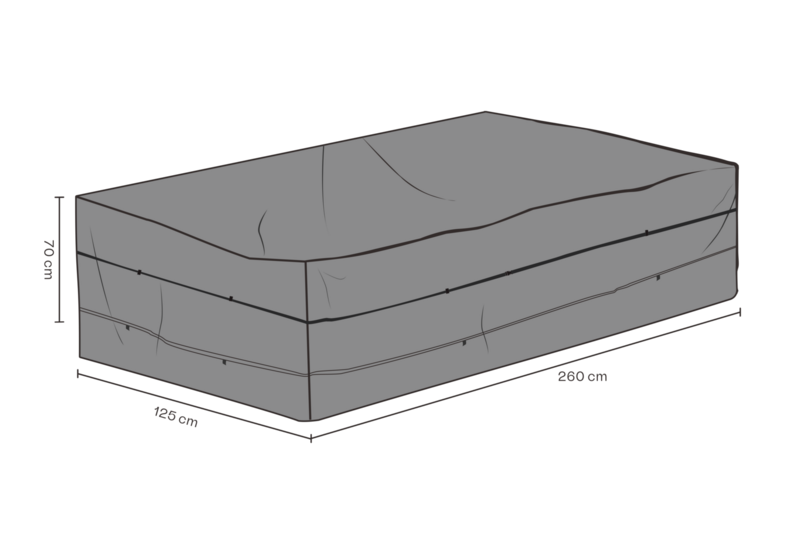 Møbel cover sofa Black-Breathable