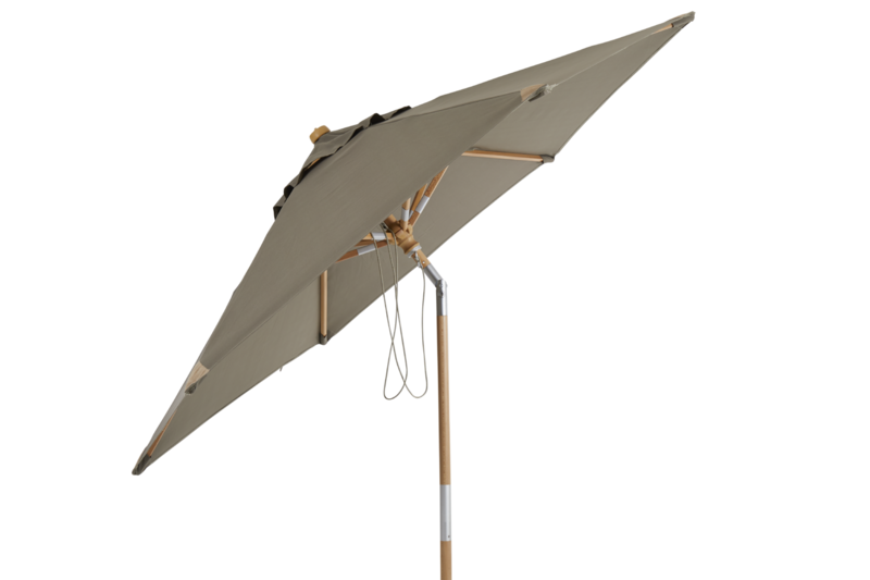 Trieste parasol Natur/taupe