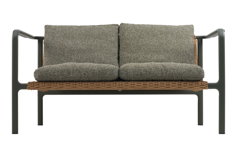 Motty 2-personers sofa Nordic Green/Teddy Verde