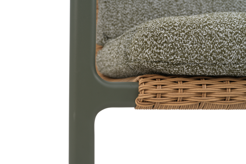 Motty lænestol Nordic Green/Teddy Verde