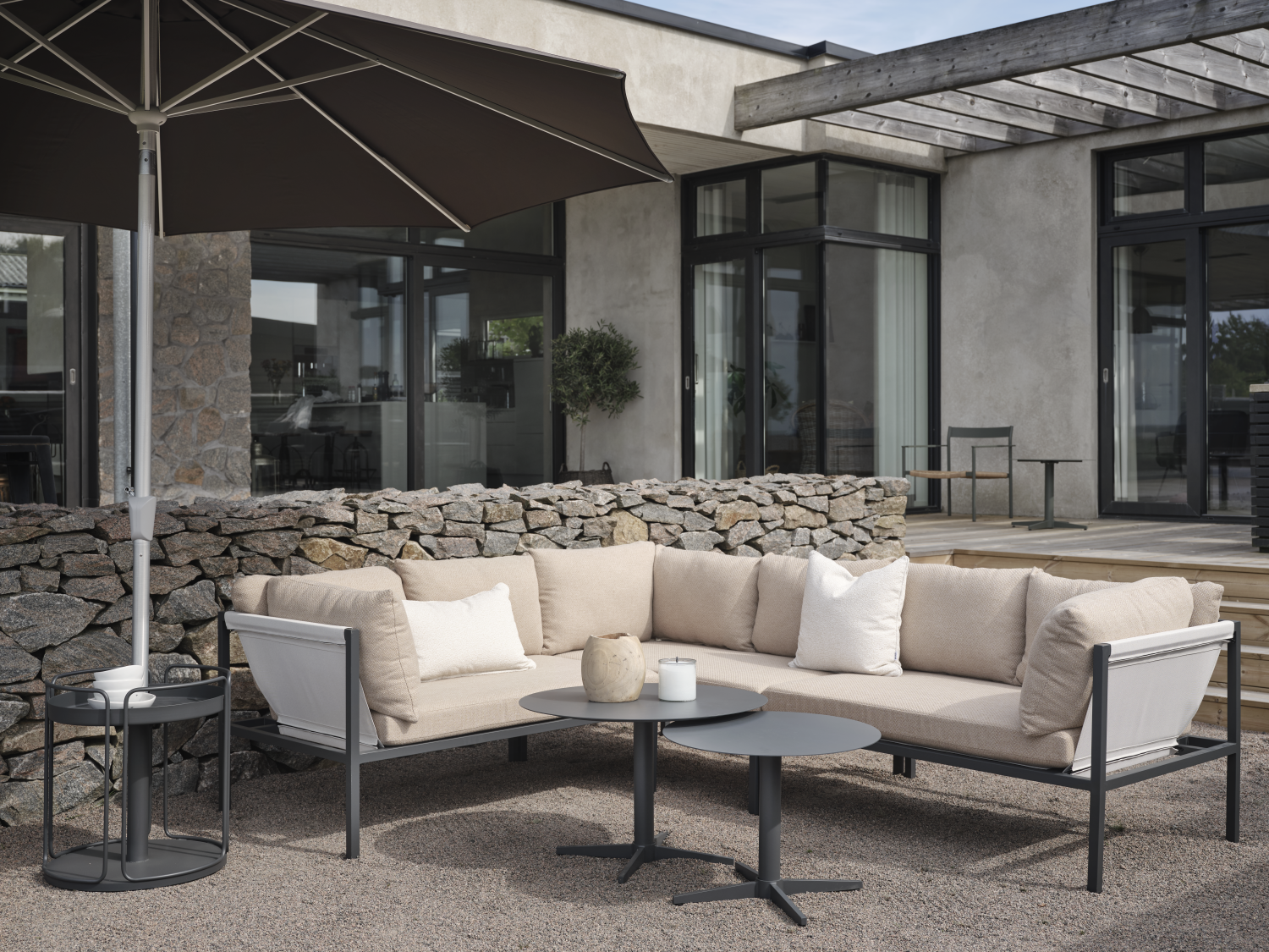 Shady sidebord Antracit