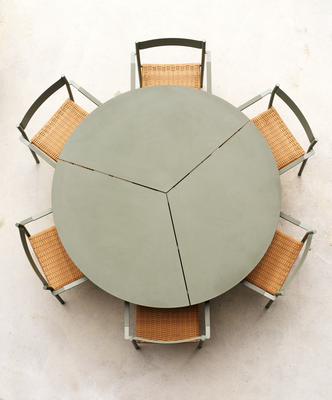 DK spisebordsstol Dusty Green/Natur