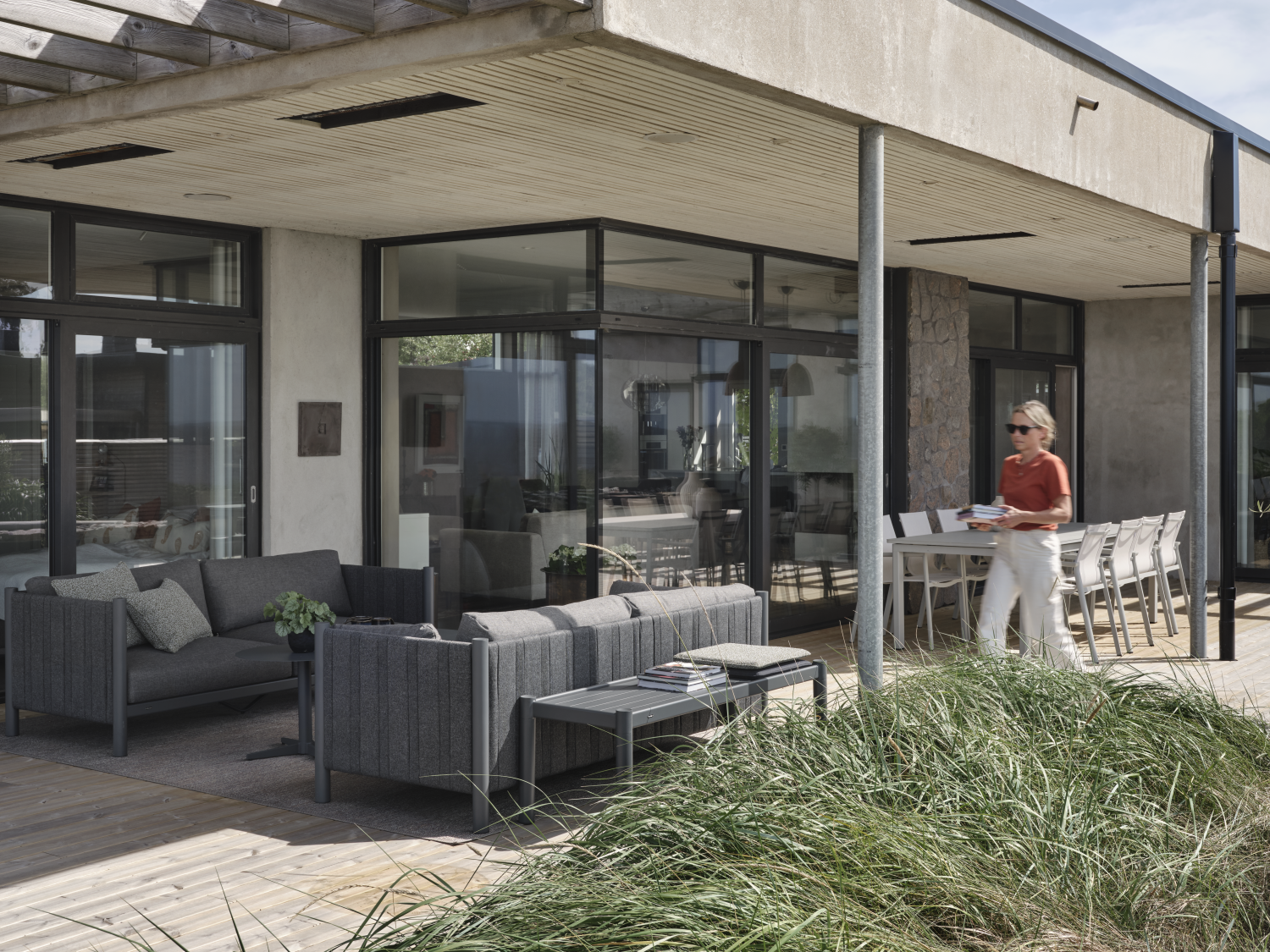 Brad sofabord Antracit