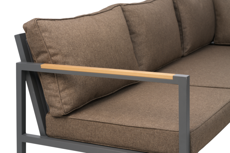 Cap loungesæt Antrasitt/Brun