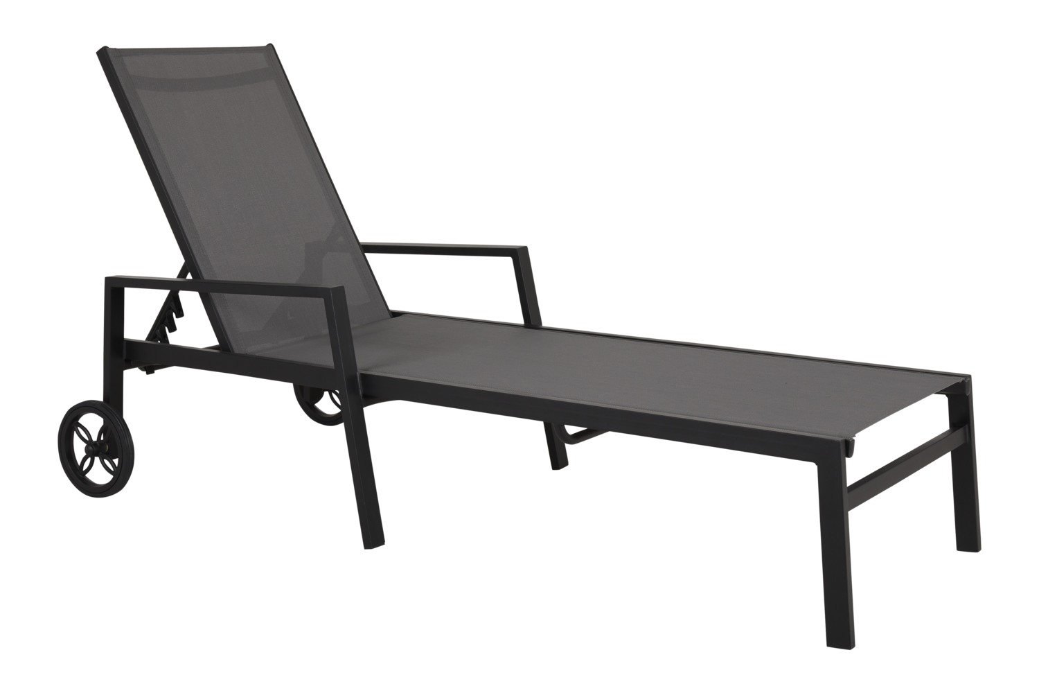 Leone hvileseng Sort/grå