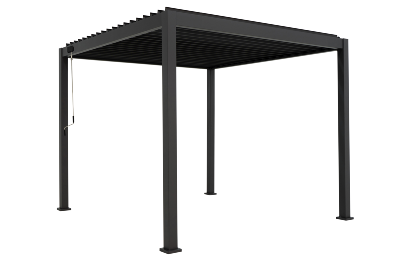 Utsikt pergola Sort