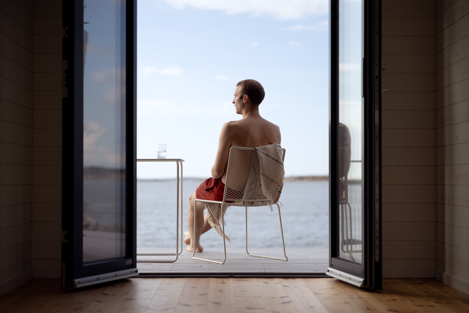 Haru spisebordsstol Pearl white