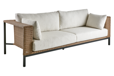 Shell 2,5-personers sofa  Rustik/Teddy Rice