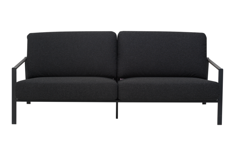 Lyra 2,5 sæder sofa  Sort/Teddy Black