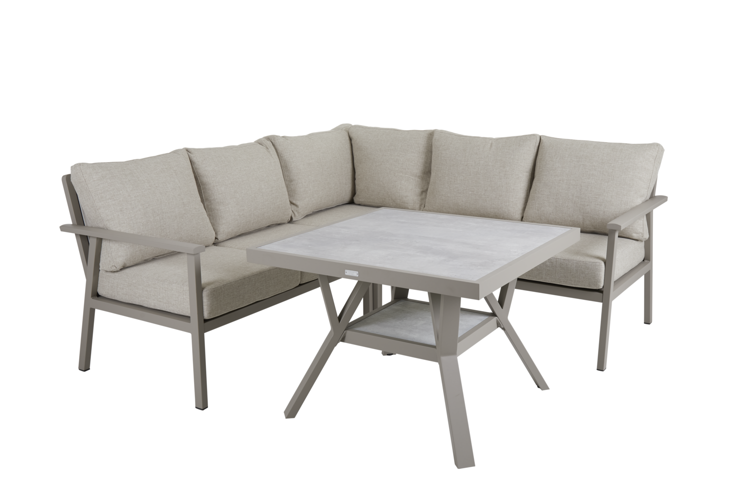 Samvaro High endestykke Khaki/Sand