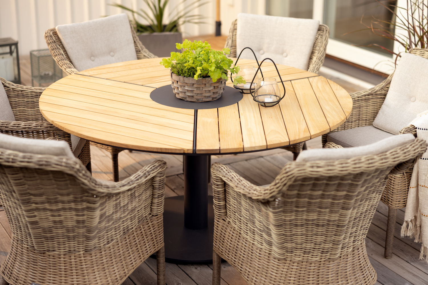 Lenora stol med armlæn Rustik/Sand