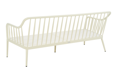 Coleville 3-personers sofa Pearl White/Dot Beige