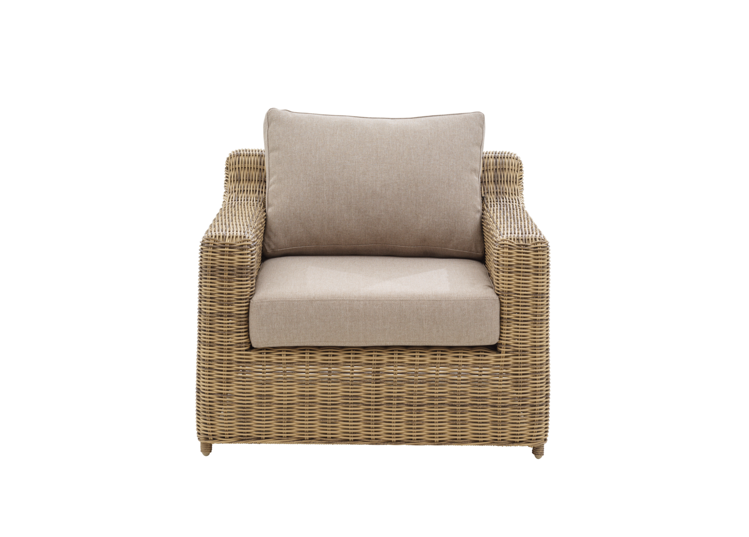 Glendon lænestol Rustic/Beige