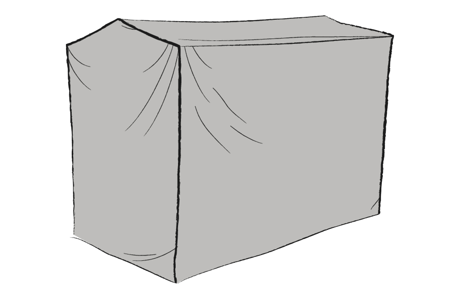 Møbelovertræk hængesofa Grey-Waterrepellant