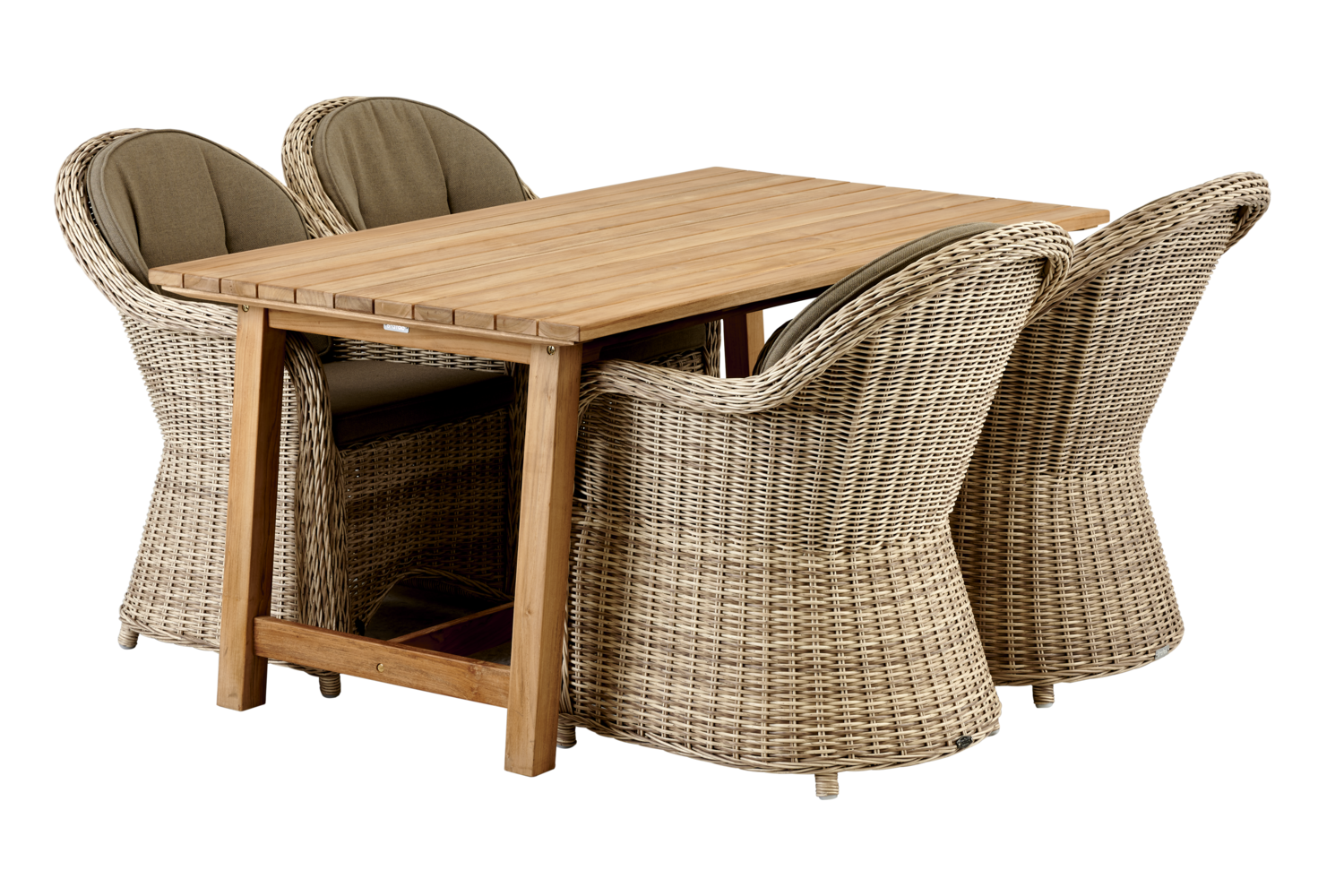 Paulina stol med armlæn Beige/beige