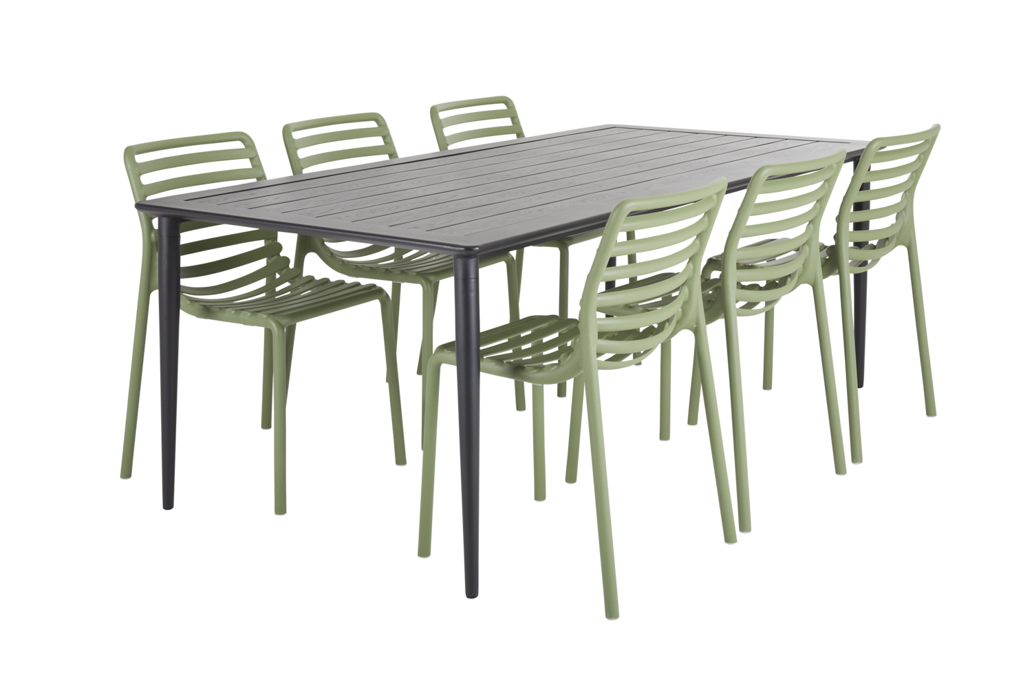 Nimes spisebord Sort