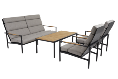 Indus 3-personers sofa Sort/beige