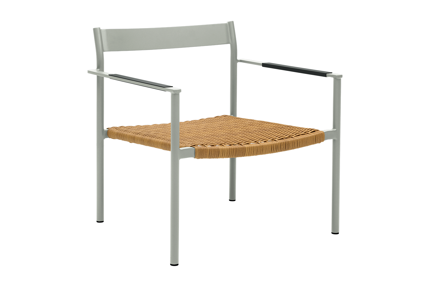 DK loungestol Light Grey/Natur