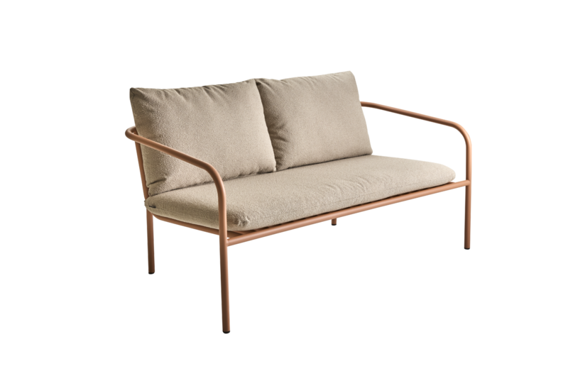 Bendt 2-personers sofa Peach/Teddy Beige