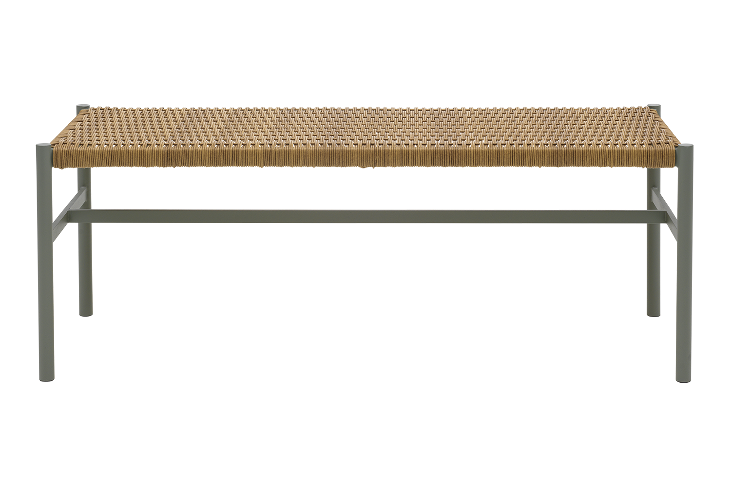 DK bænk Dusty Green/Natur