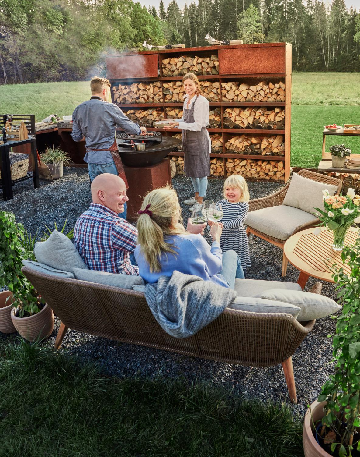 Hassel 2,5 sæder sofa  Natur/beige