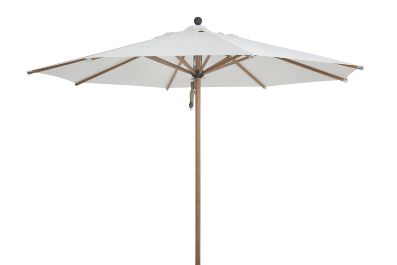 Paliano parasol Natur/hvid